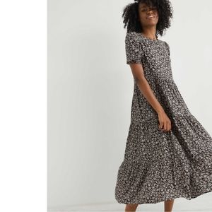 Aerie Garden Party Floral Midi Dress